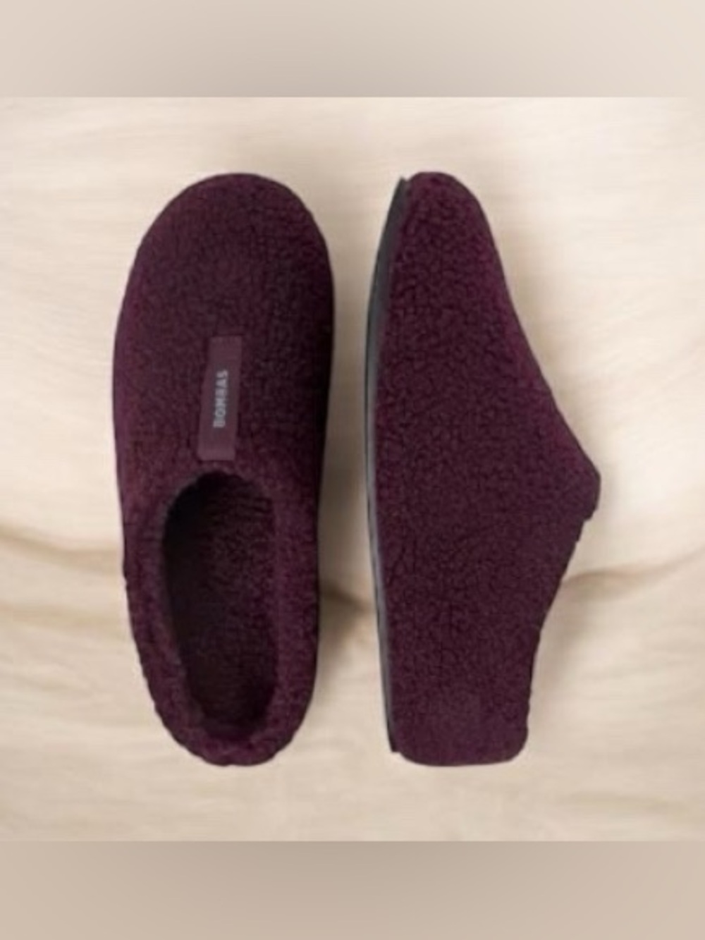 Bombas Sunday Slipper In Cherry Chocolate Size 5